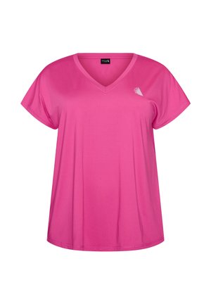 Active by Zizzi, TRAININGS-T-SHIRT - Βασικό μπλουζάκι - pink
