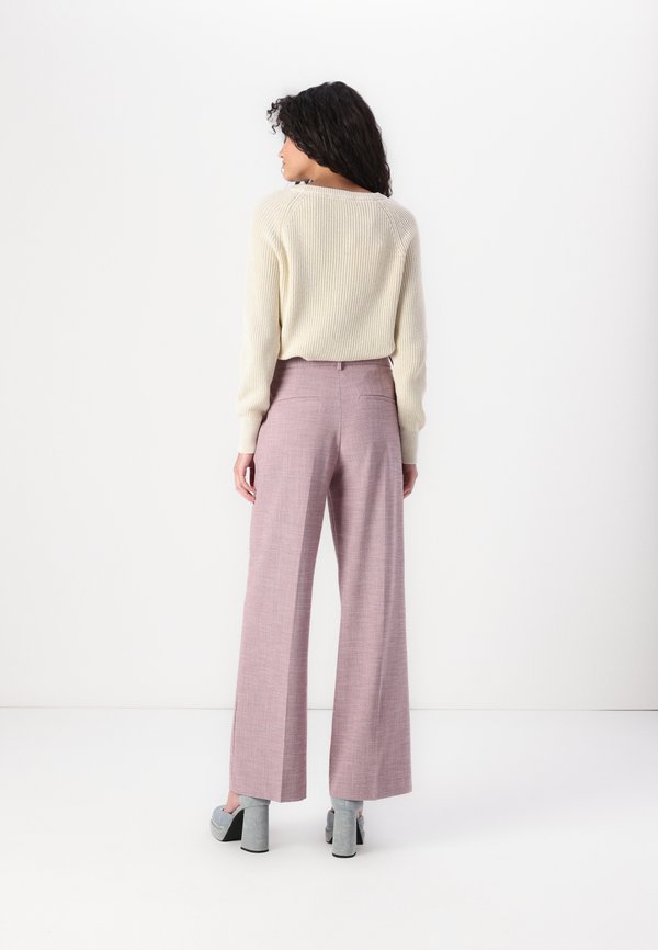 SLFRAE ELIANA WIDE PANT - Trousers - bleached mauve2