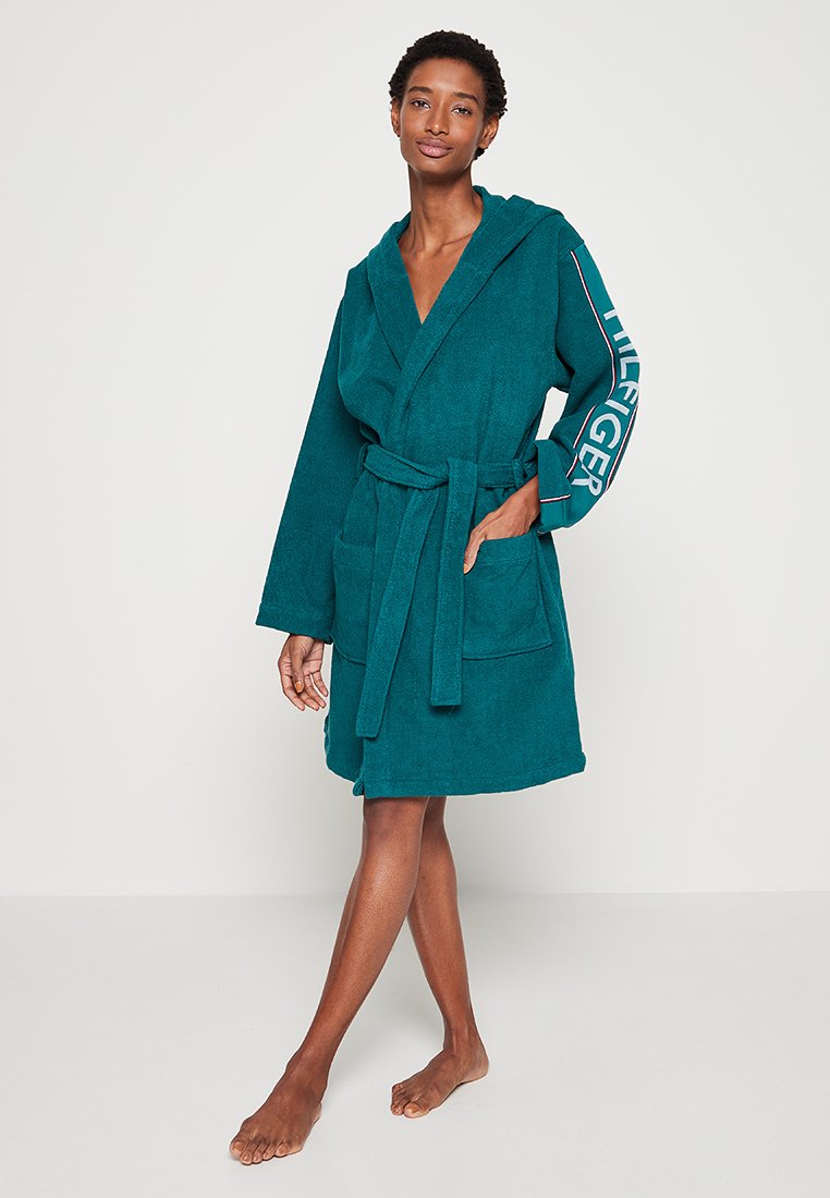 Tommy Hilfiger Badjas petrol