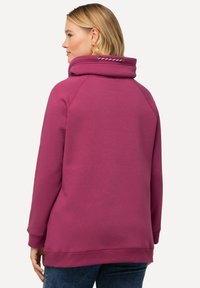 Ulla Popken MIT STEHKRAGEN RAGLANFORM LANGE ÄRMEL  - Mikina - pink
