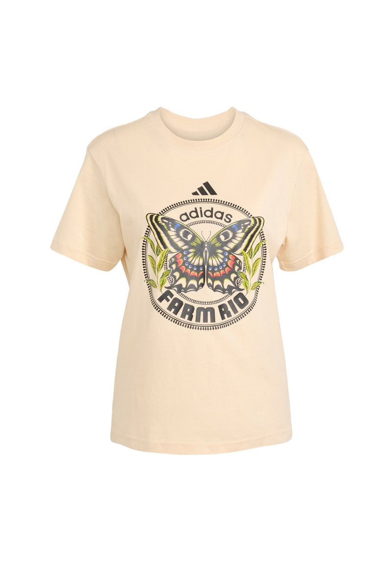 adidas Sportswear T-shirt print zandkleur