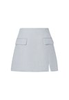 SANDRA TAILORED MINI SKIRT - Miniseelik - light grey