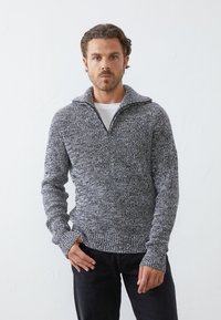 Pier One Striktrøje - mottled grey