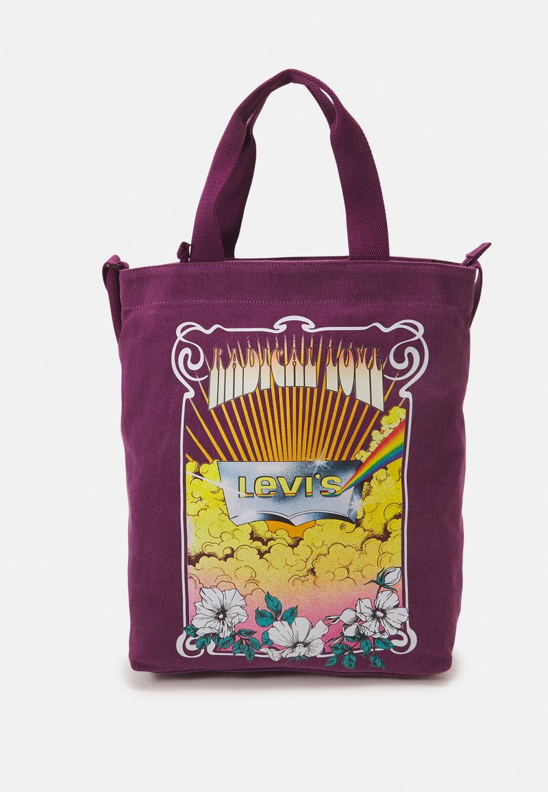 Levi's® PRIDE TOTE UNISEX Tote bag dark purple/purple Zalando.co.uk