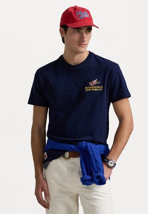 Polo Ralph Lauren CLASSIC FIT HEAVYWEIGHT JERSEY T-SHIRT - T-shirt print - cruise navy