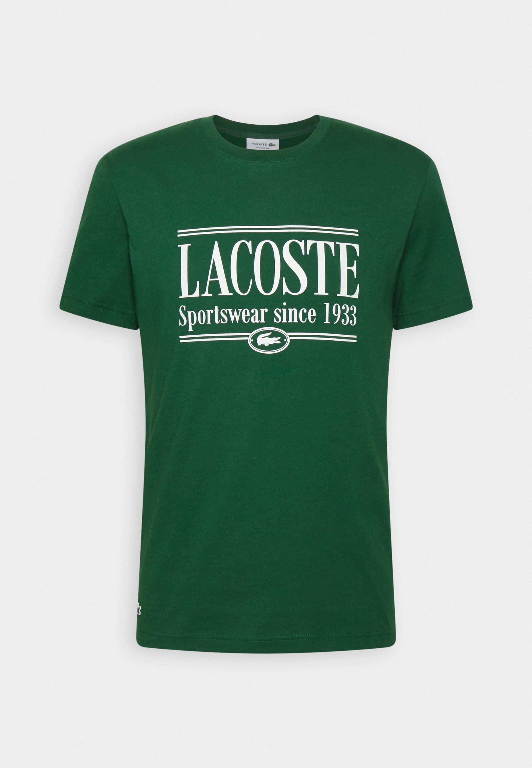 Tシャツ・カットソー Lacoste Cotton T-Shirt With Print Lacoste UNISEX - T-shirt imprimé - white/blanc - ZALANDO.FR
