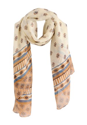 LIGHTWEIGHT  - Sjal / Tørklæder - brown woodblock print