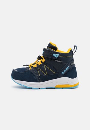 GRASSI WP JR UNISEX - Hiking shoes - navy/sky blue/corn