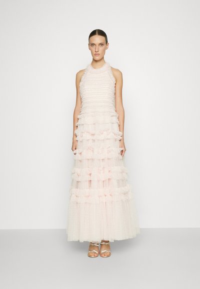 Needle & Thread LISETTE RUFFLE HALTER NECK GOWN - Vestido de fiesta - peony pink
