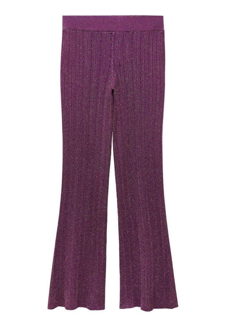 Mango Broek paars Mango Broek paars
