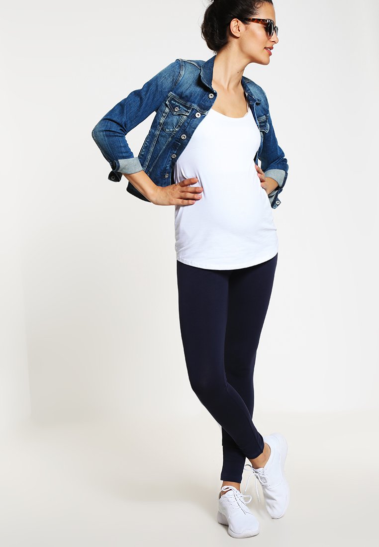 Jojo Maman Bebe Leggings Navy Morkbla Zalando Se