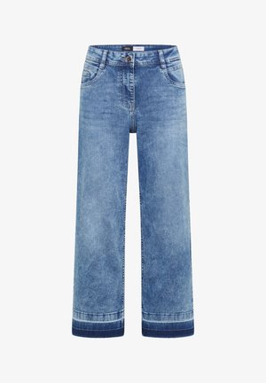 Cecil, STRAIGHT LEG JEANS WITH FRASIGEM SAUM - Jean flare - light blue washed