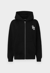 TULIA OVERSIZED - Sweat zippé - black