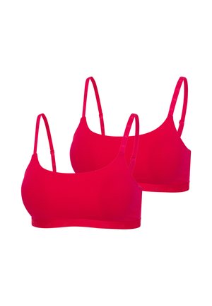 SPORT ACTIVE ESSENTIALS 2-PACK - Bustier - bright red