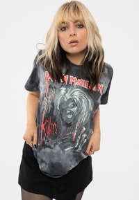 Paradiso Clothing IRON MAIDEN ED KILLS AGAIN DYE  - Print T-shirt - black