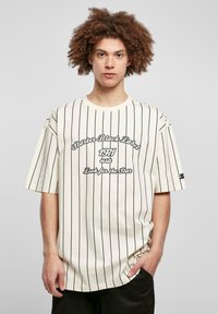 Starter - PINESTRIPE - T-shirt print - palewhite Miniatuurafbeelding 1