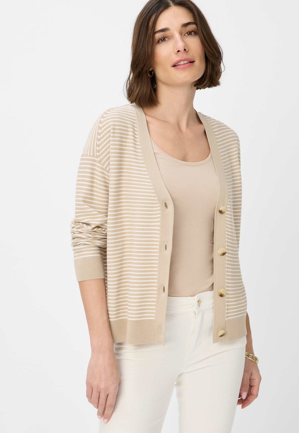 STYLE ANIQUE - Strickjacke - almond