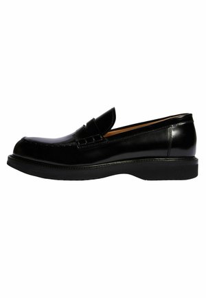 MILO BRIGHT - Obuća na navlačenje - black brushed calf