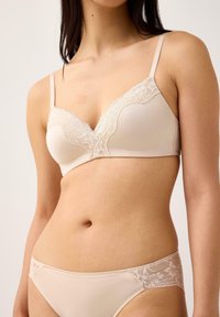 Lindex FLORA NOVA TRIM - Reggiseno a triangolo - light beige