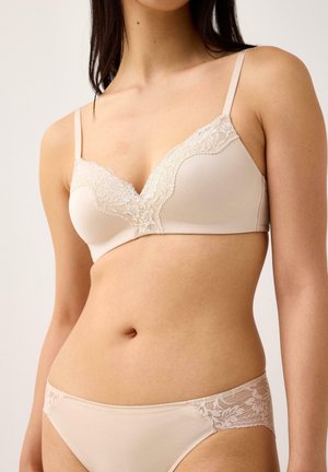 Lindex FLORA NOVA TRIM - Triangel-bh - light beige