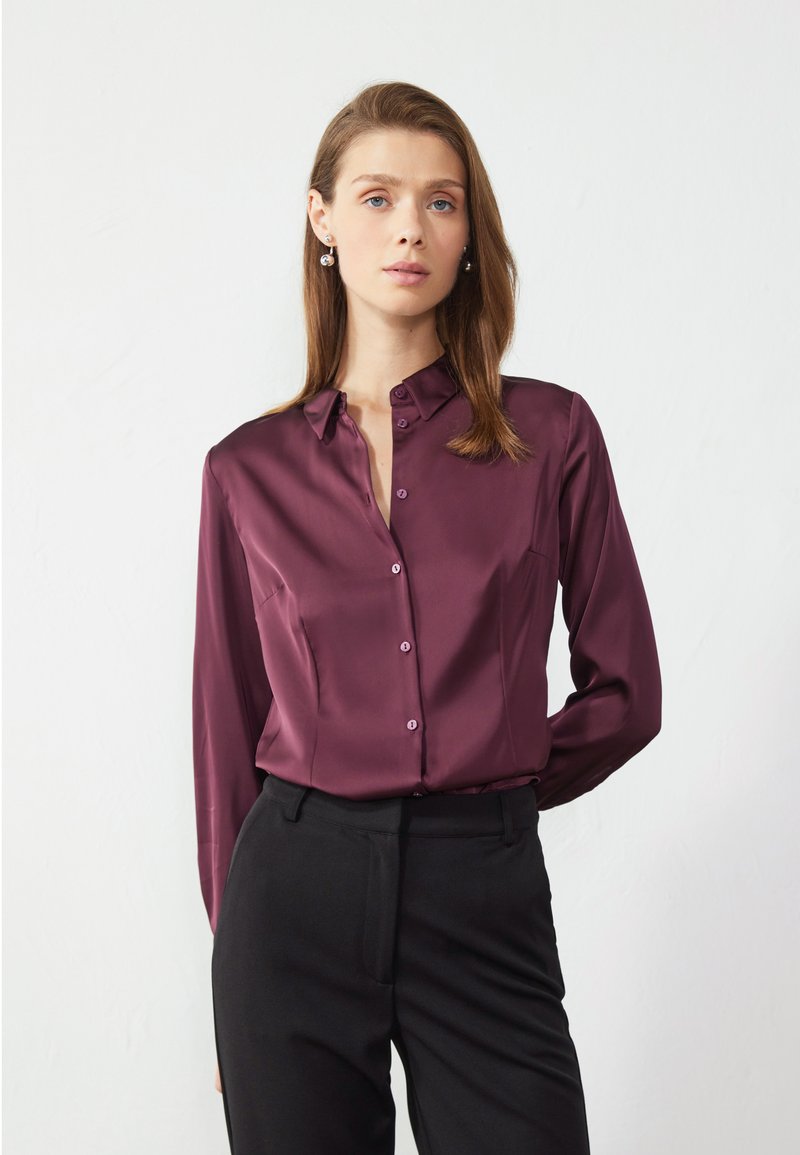 Anna Field Košilová halenka  - dark purple