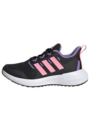 FORTARUN 2.0 CLOUDFOAM LACE - Zapatillas running asfalto - core black   beam pink   violet fusion