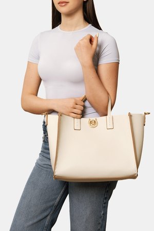 U.S. Polo Assn., MIDDLETON SHOPPER TASCHE 33 CM - Bolso de mano - creme white