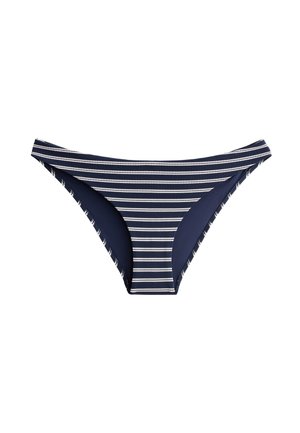 OYSHO STRIPED - Spodní díl bikin - dark blue