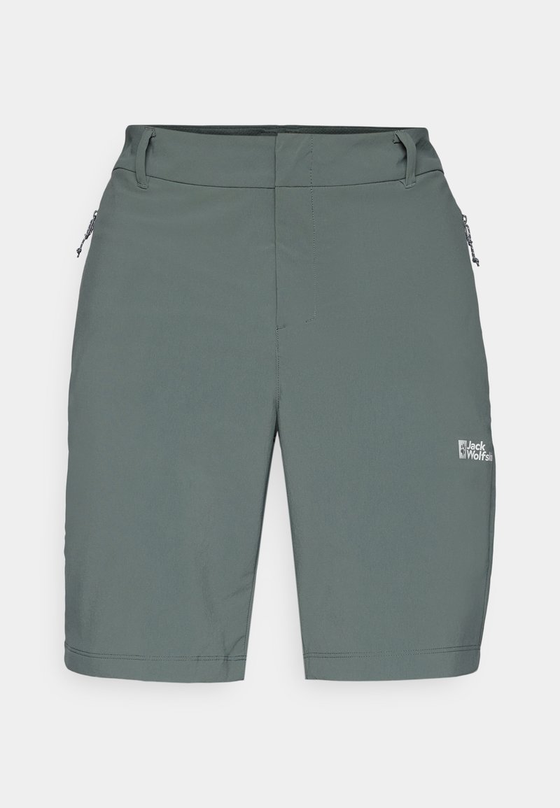 Jack Wolfskin Outdoorshorts donkergroen