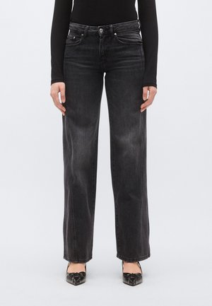 LOW FRONT SEAM - Džinsi ar platām starām - offblack