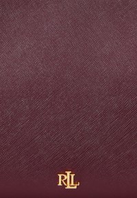 Lauren Ralph Lauren CROSSHATCH LEATHER MEDIUM DANNI BAG - Rankinė - pinot noir