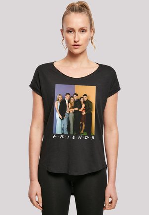 LONG CUT 'FRIENDS TV SERIE GROUP PHOTO' - Print T-shirt - black