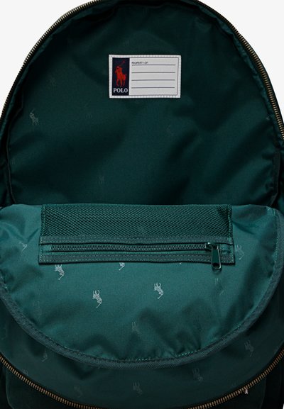Polo Ralph Lauren VARSITY BACKPACK UNISEX - Ryggsekk - moss agate/cream