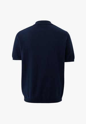 Mexx, SHORT SLEEVE JACQUARD WAVE - Poloshirt - mid navy