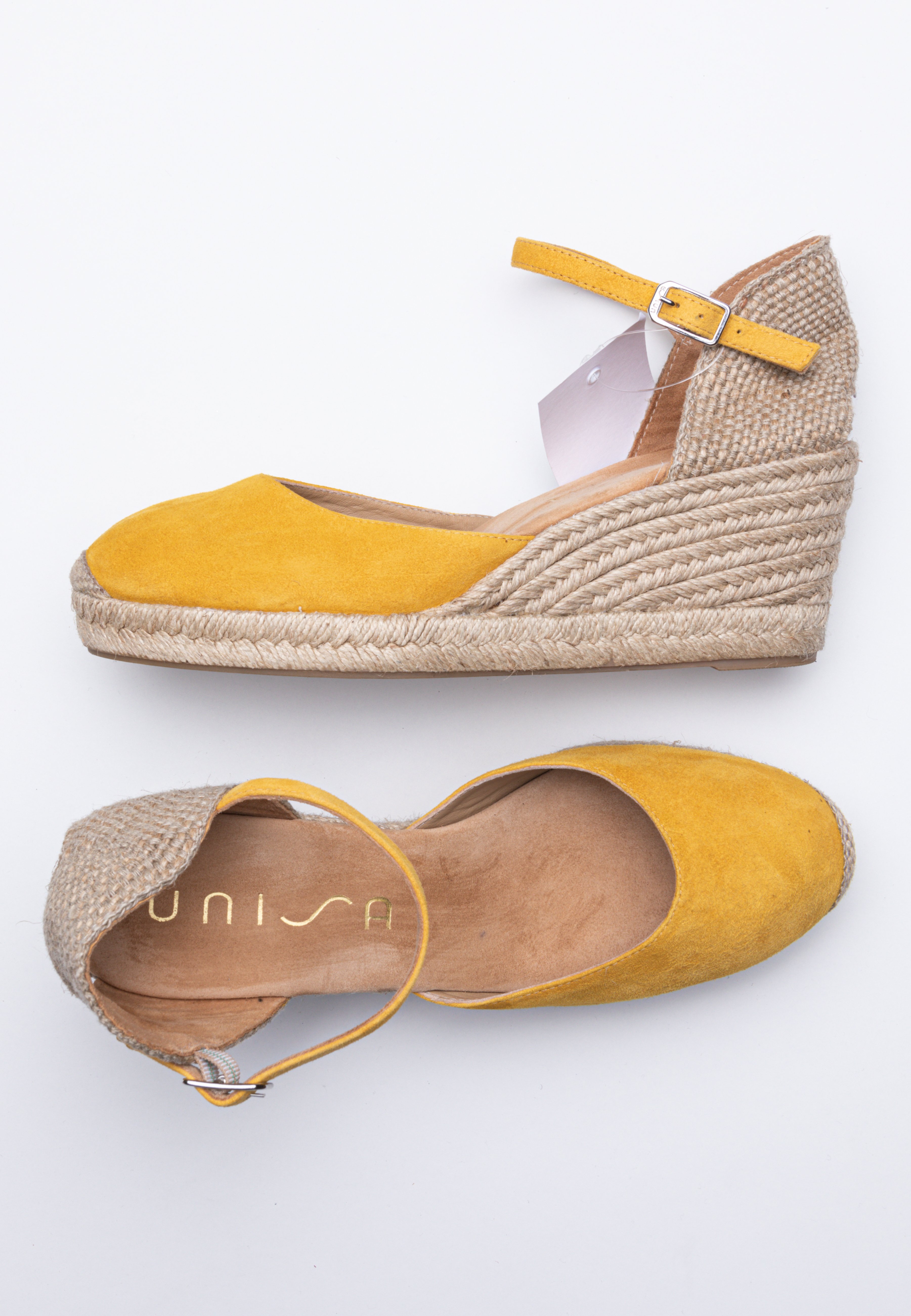 Unisa – Calanda – Blauw suède sandaal – Elias Shoes – Schoenen webshop
