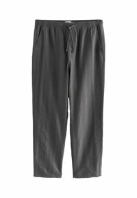 REGULAR FIT - STRIPED - Pantalones - dark grey