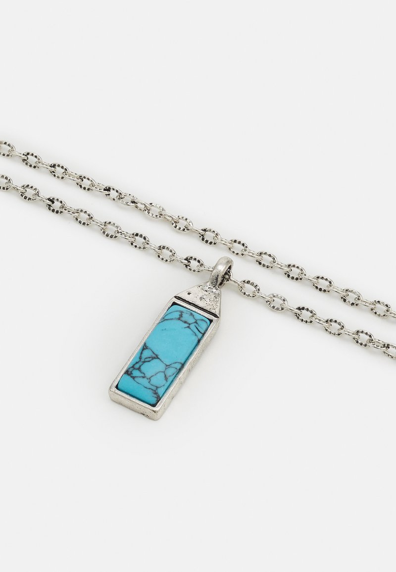Herren Halsketten | Classics77 ISLAND LIFE COMPOSITE DETAIL PENDANT NECKLACE Halskette silver-coloured/silberfarben - WW65295 Herren Halsketten | Classics77 ISLAND LIFE COMPOSITE DETAIL PENDANT NECKLACE Halskette silver-coloured/silberfarben - WW65295
