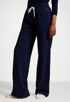 DRAWSTRING WIDE-LEG TRACKSUIT BOTTOMS - Träningsbyxor - cruise navy