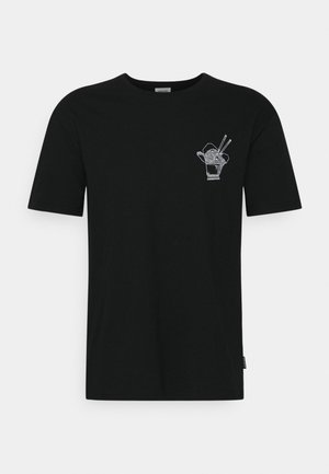 Mister Tee LADIES DISTANT PLANET TEE - T-shirt con stampa - black Mister Tee LADIES DISTANT PLANET TEE - T-shirt con stampa - black
