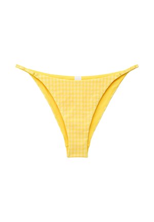& OTHER STORIES, & OTHER STORIES BUCKLE-DETAIL BIKINI BRIEFS - Bas de bikini - yellow/white