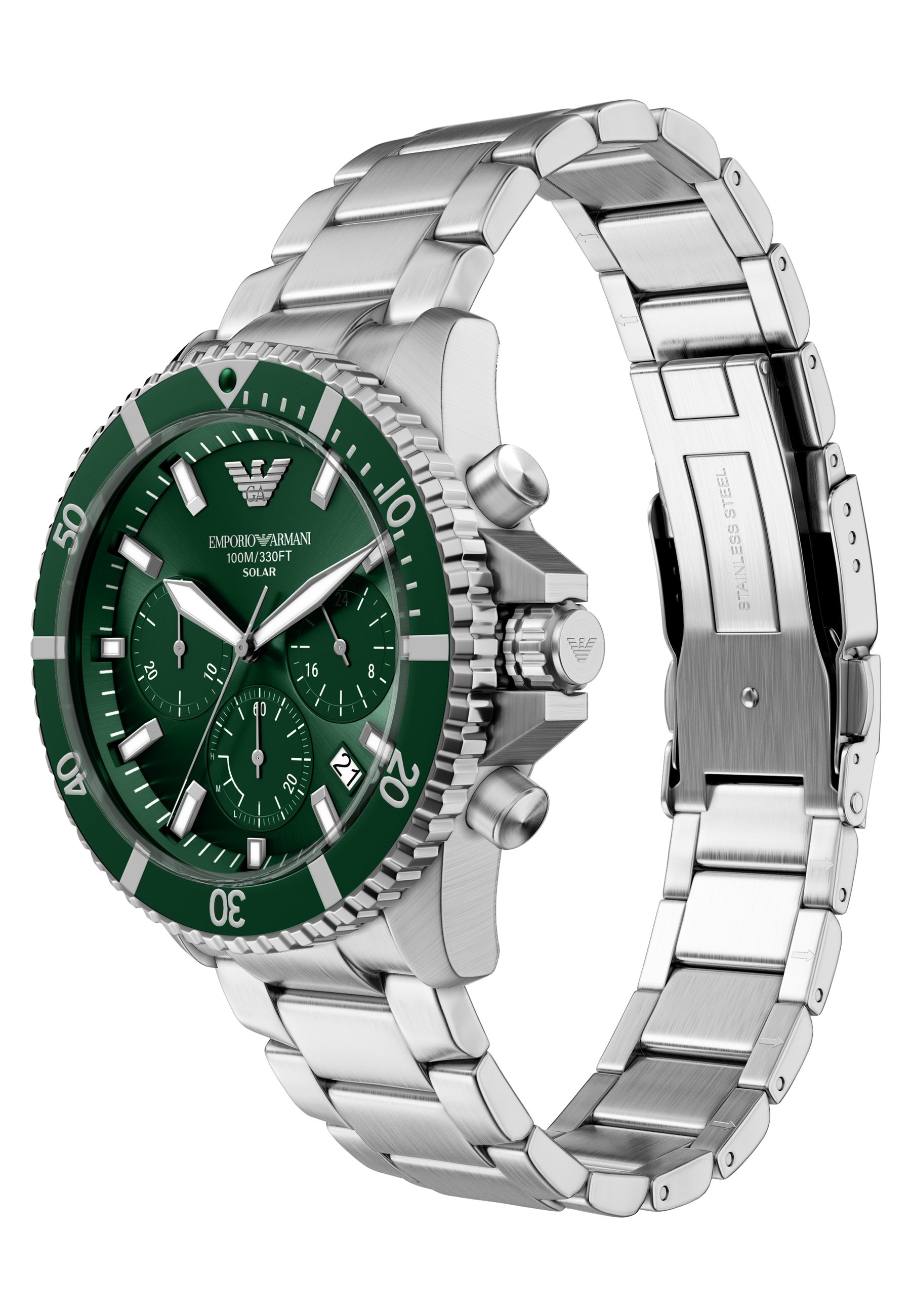 Emporio Armani TRADITIONAL - Watch - silver/silver-coloured - Zalando