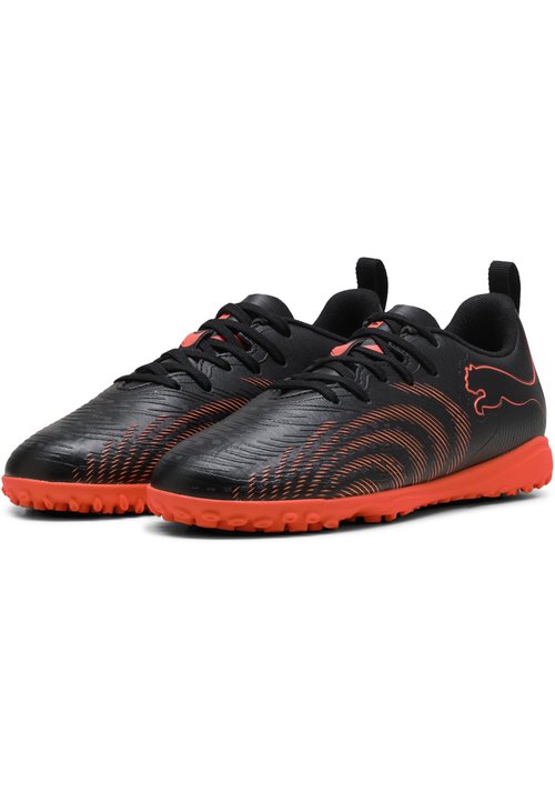 PUMA FUTURE 9 PLAY TT JR UNISEX - Botines de fútbol para césped - black-glowing red-strong gray — photo 2