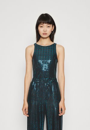 ONLY Tall ONLDANA MIRROR BODY - Μπλούζα - black/waveride