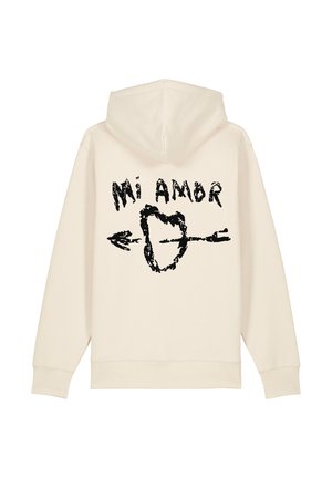 MI AMOR BACK EMBROIDERY - Sweatjacke - off white