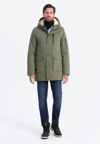 Ombre Parka - olive