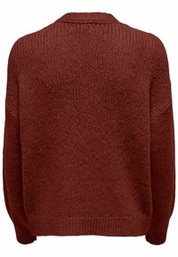 JDY JDYDINEA SOLID CARDIGAN  - Chaqueta de punto - burnt henna