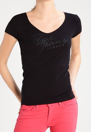 T-shirt print - black