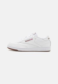 Reebok Classic - CLUB C 85 UNISEX - Edzőcipő - footwear white/trail brown Miniatűr kép 1