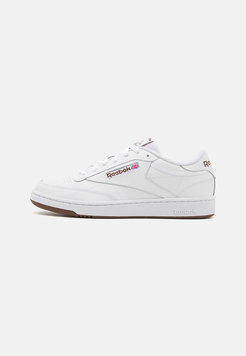 Reebok Classic - CLUB C 85 UNISEX - Edzőcipő - footwear white/trail brown, Nagyítás