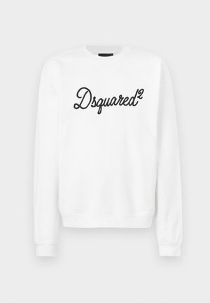 SIGNATURE RELAX FIT CREW NECK - Melegítőfelső - white